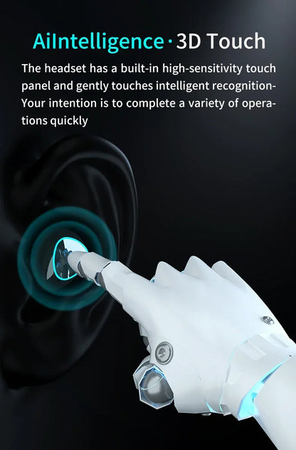 M10 TWS Wireless Earbuds: Sports Waterproof Design, Bluetooth Connection, 9D Stereo Sound + Charging Box &amp; Microphone