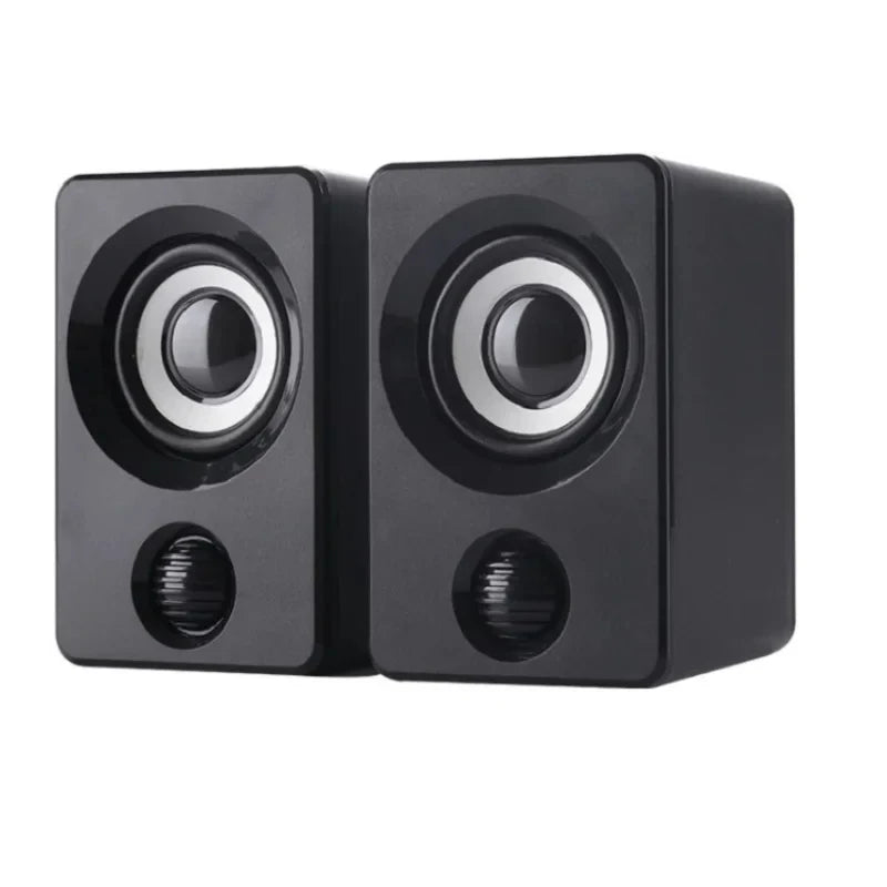 Mini Computer Speaker USB Wired Speakers Universal Stereo Sound Surround Portable for PC Desktop Laptop Stereo Portable Living